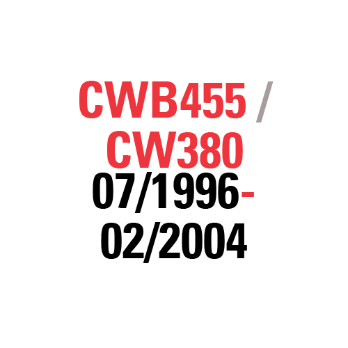 CWB455/CW380 07/1996-02/2004
